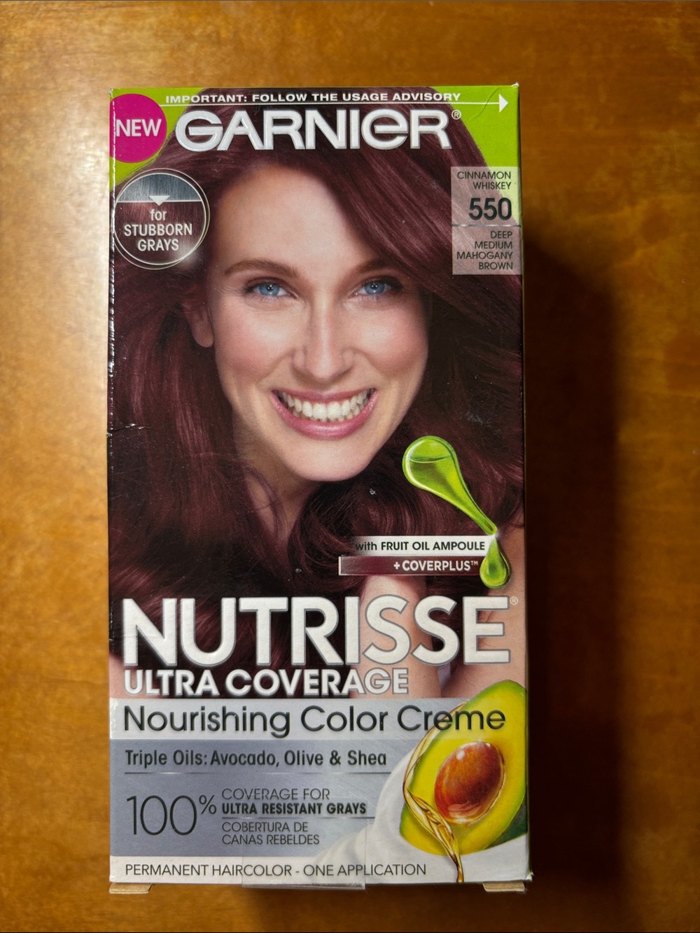 Garnier Nutrisse Nourishing Color Creme - Deep Mahogany Brown (550)